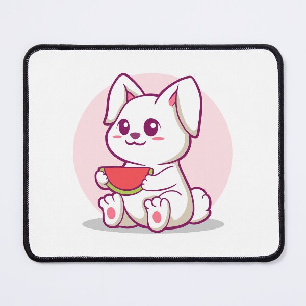Item preview, Adorable White Bunny Watermelon Snack designed and sold by anthonyplynch.