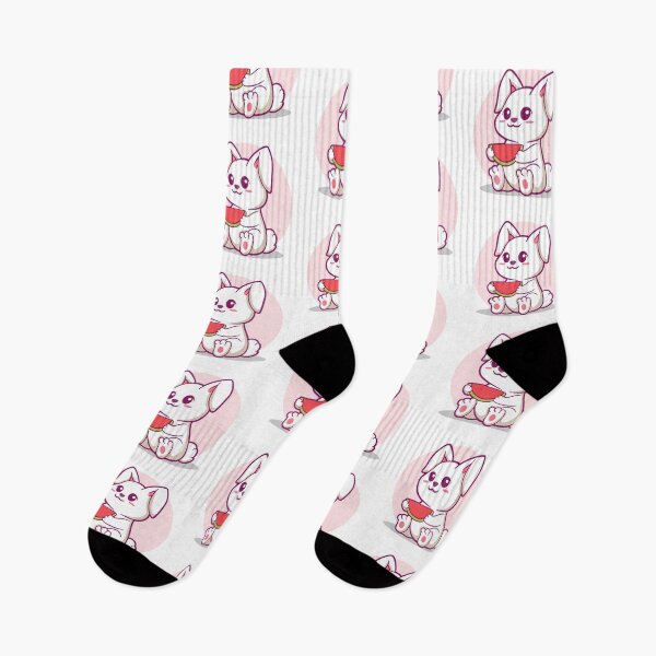 Item preview, Adorable White Bunny Watermelon Snack designed and sold by anthonyplynch.