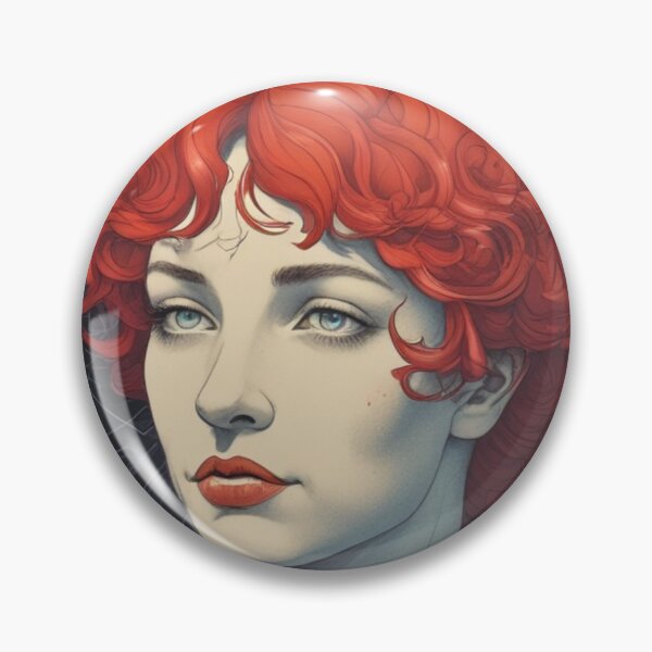 Item preview, Red-Haired Woman  designed and sold by Bleudawn7.
