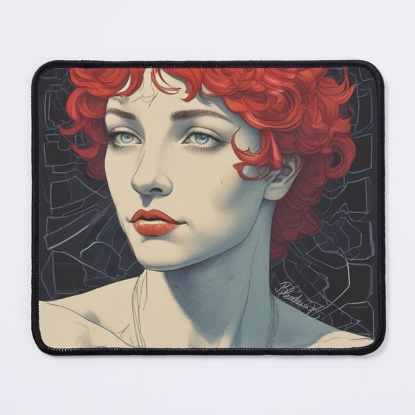Item preview, Red-Haired Woman  designed and sold by Bleudawn7.