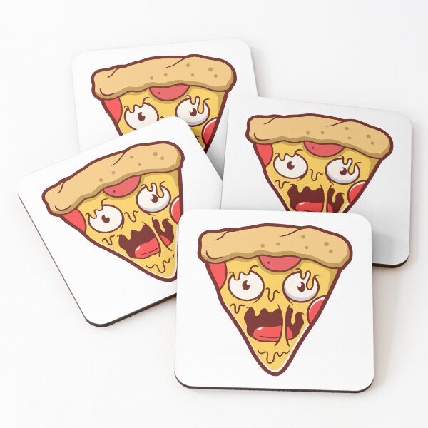 Item preview, Scared Zombie Pizza Slice Cartoon designed and sold by anthonyplynch.