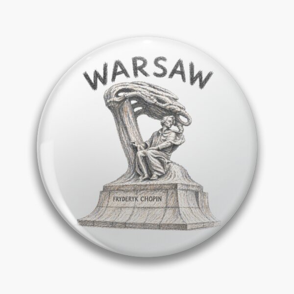 Item preview, Statue in Łazienki – Warsaw (hand-drawn artistic design) designed and sold by JOANNASKAH.
