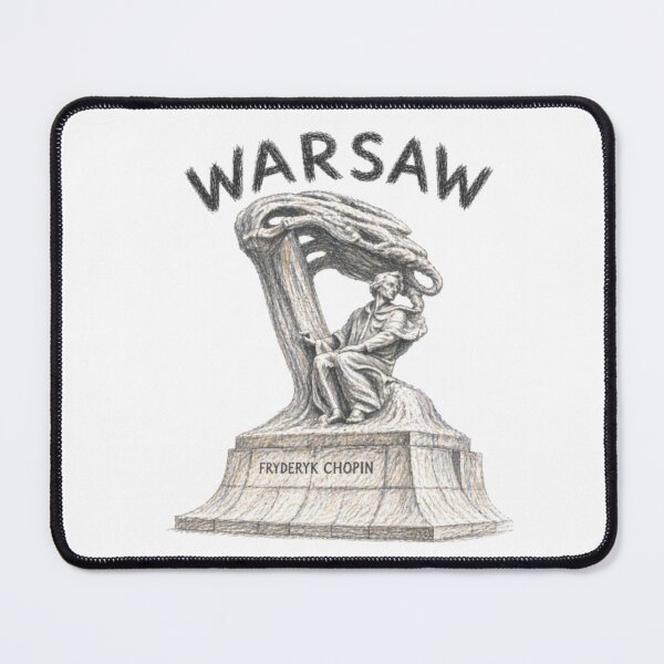 Item preview, Statue in Łazienki – Warsaw (hand-drawn artistic design) designed and sold by JOANNASKAH.