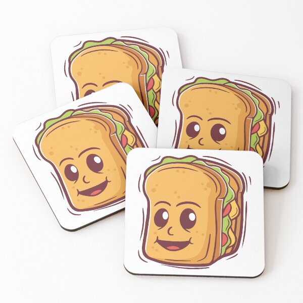 Item preview, Happy Retro Sandwich Character designed and sold by anthonyplynch.