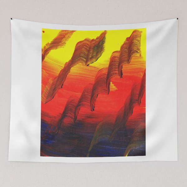Item preview, Fiery Brushstroke Abstract designed and sold by MaryLOwen85.