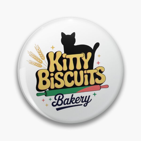 Item preview, Kitty Biscuits Bakery Retro Cat Kneading Sarcastic T-Shirt designed and sold by MerchlyMike.
