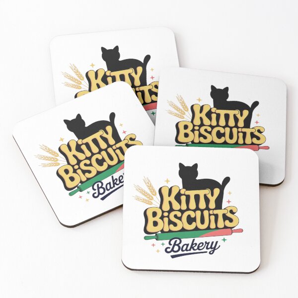 Item preview, Kitty Biscuits Bakery Retro Cat Kneading Sarcastic T-Shirt designed and sold by MerchlyMike.