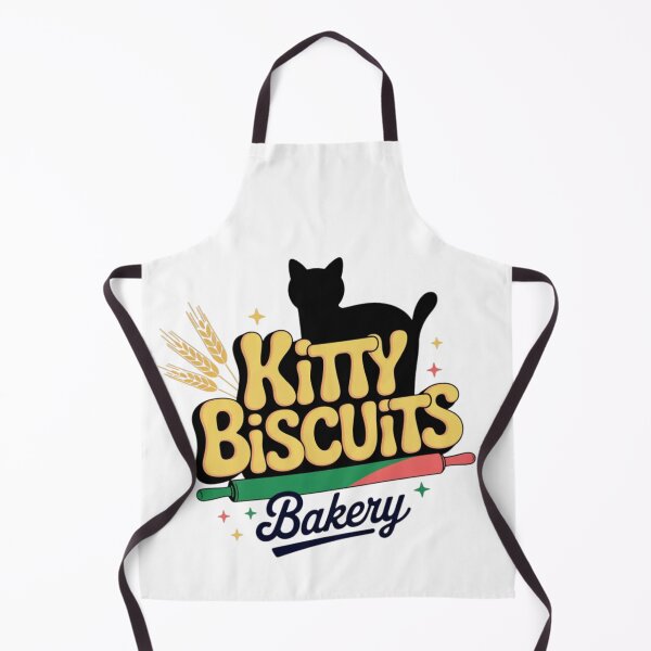 Item preview, Kitty Biscuits Bakery Retro Cat Kneading Sarcastic T-Shirt designed and sold by MerchlyMike.