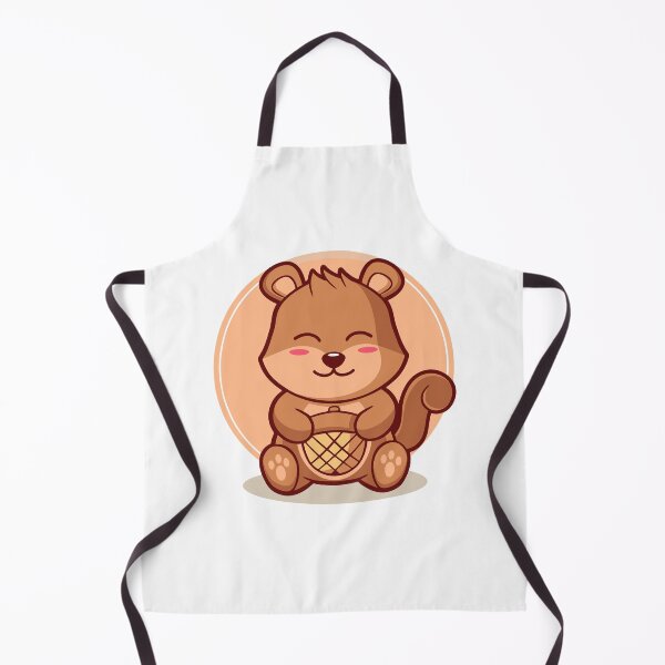 Item preview, Cute Squirrel Holding Big Acorn Kawaii Animal designed and sold by anthonyplynch.