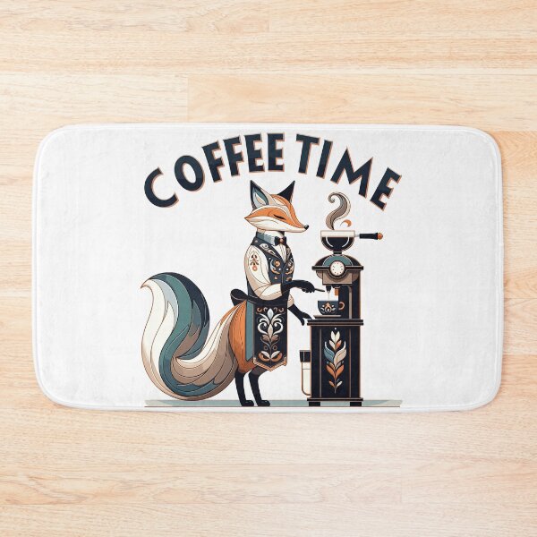 Item preview, Coffee Time Fox Barista Coffee Lover Design designed and sold by CyfroweMysli.