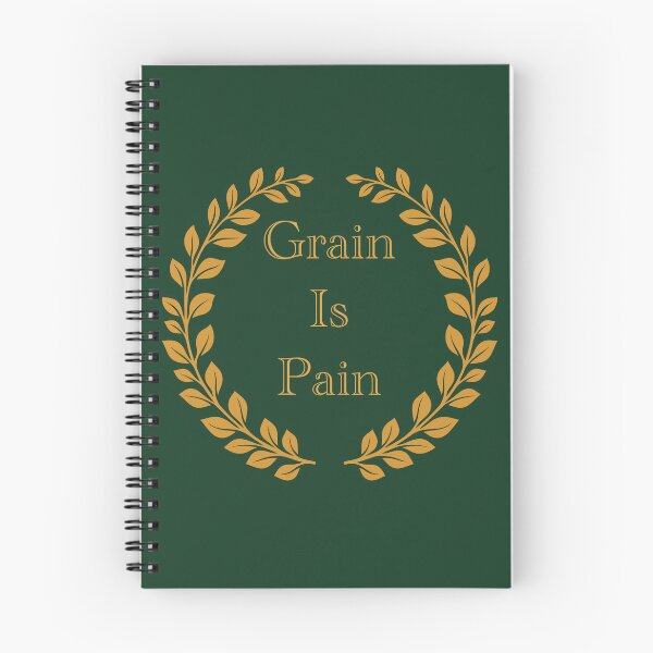 Item preview, “Grain Is Pain” Celiac’s Disease Gold Wheat Laurel designed and sold by Vileprint.