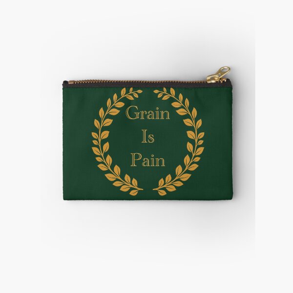 Item preview, “Grain Is Pain” Celiac’s Disease Gold Wheat Laurel designed and sold by Vileprint.