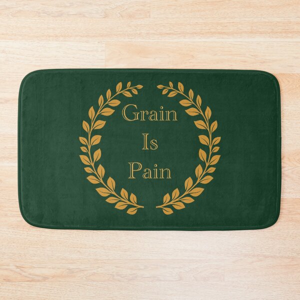 Item preview, “Grain Is Pain” Celiac’s Disease Gold Wheat Laurel designed and sold by Vileprint.