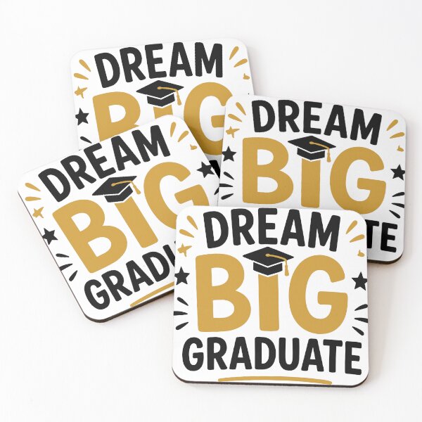 Item preview, Dream Big Graduate – Inspirational Graduation Quote designed and sold by Gift Phrase Studio.