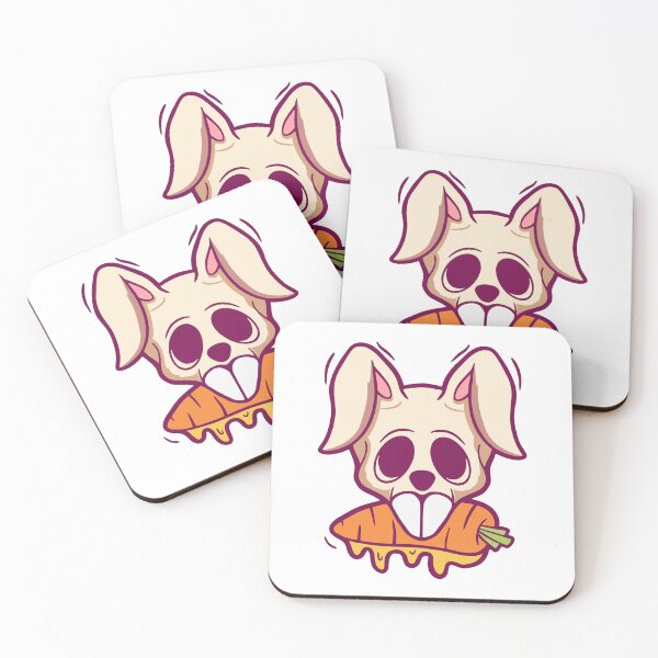 Item preview, Creepy Cute Bunny Skull Eating Carrot Illustration designed and sold by anthonyplynch.