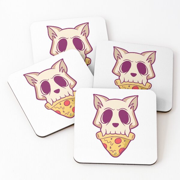 Item preview, Wolf Skull Pizza Lover Edgy Cartoon Art designed and sold by anthonyplynch.