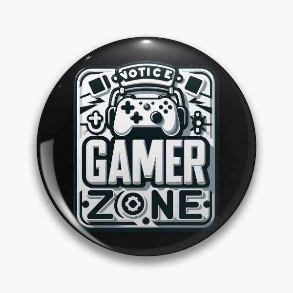 Item preview, Notice Gamer Zone Funny Gaming Lover Gift for Gamers and Video Game Fans designed and sold by CyfroweMysli.