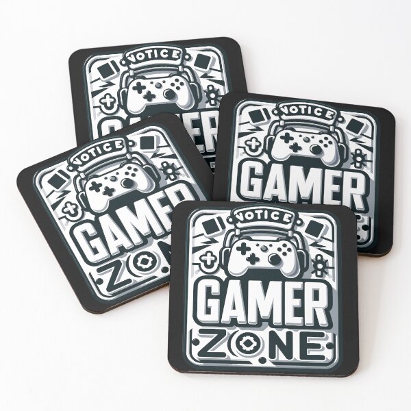Item preview, Notice Gamer Zone Funny Gaming Lover Gift for Gamers and Video Game Fans designed and sold by CyfroweMysli.
