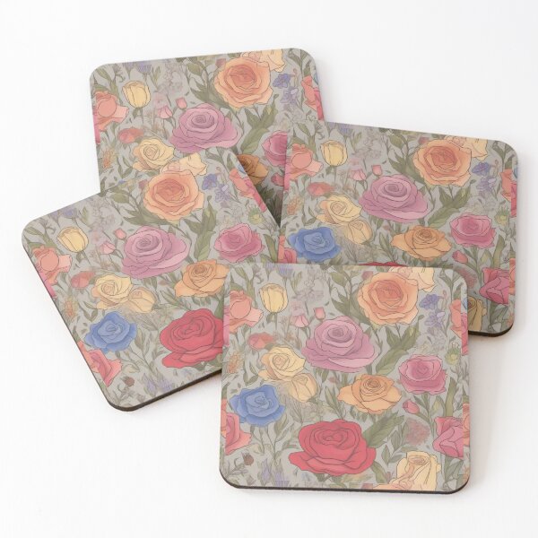Item preview, Roses pattern designed and sold by JALNERVION SHOP.