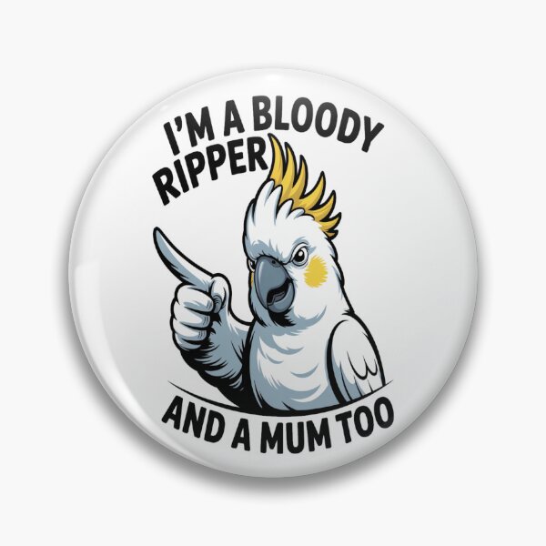 Item preview, Bloody Ripper Mum Cockatoo Art designed and sold by stickercuffs.