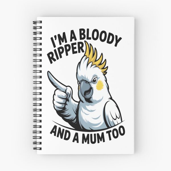 Item preview, Bloody Ripper Mum Cockatoo Art designed and sold by stickercuffs.