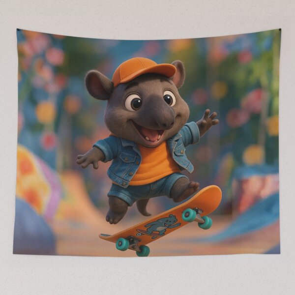 Item preview, Skater Tapir designed and sold by Sillytoe.