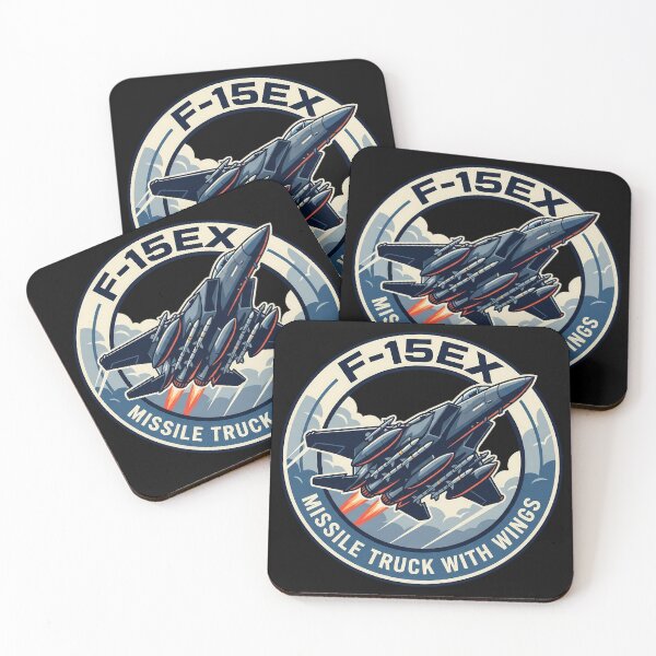 Item preview, F-15EX Missile Truck With Wings Tactical Humor Aviation Emblem designed and sold by ArtDreams92.