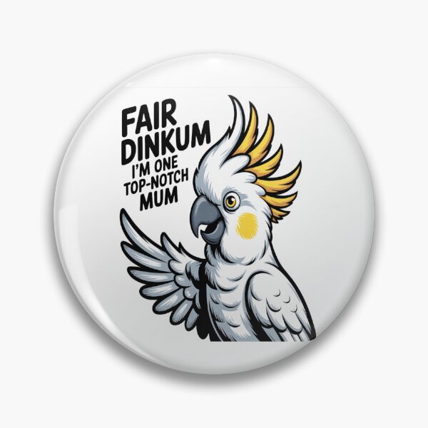 Item preview, Top‑Notch Mum Sassy Cockatoo designed and sold by stickercuffs.