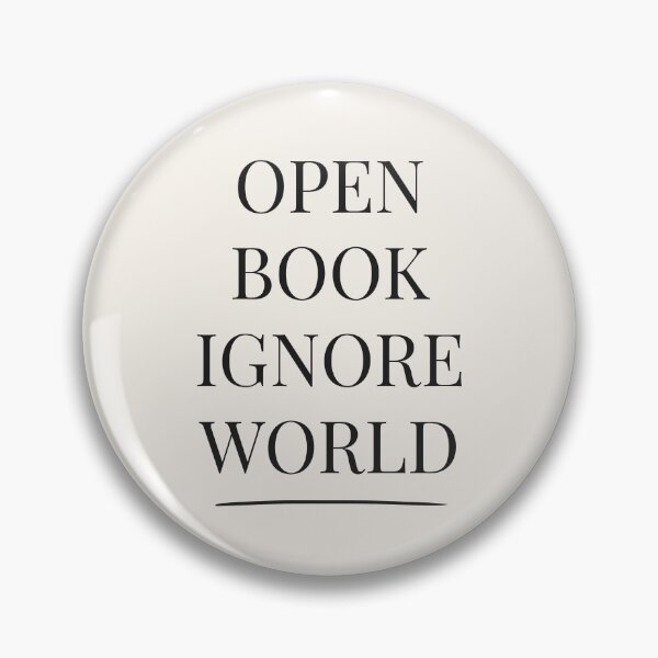 Item preview, Open Book Ignore World - Booktok x Romance Reader Aesthetic designed and sold by Inkbound Co.