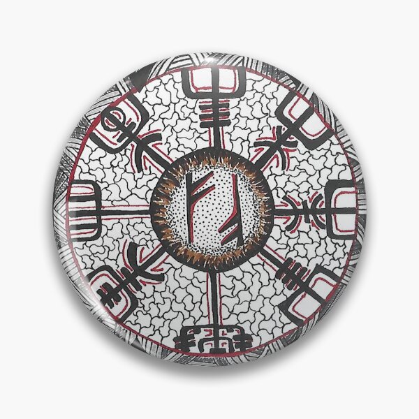 Item preview, Fehu - Hand Drawn Futhark Rune Viking Celtic Mandala  designed and sold by AJPrettyObscene.
