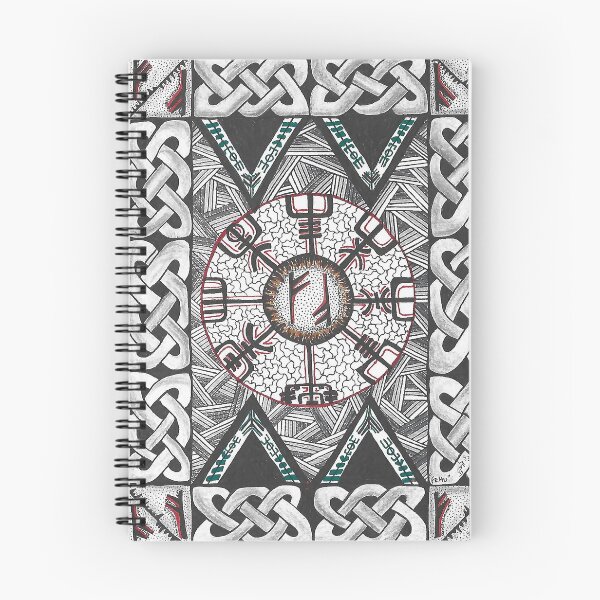 Item preview, Fehu - Hand Drawn Futhark Rune Viking Celtic Mandala  designed and sold by AJPrettyObscene.
