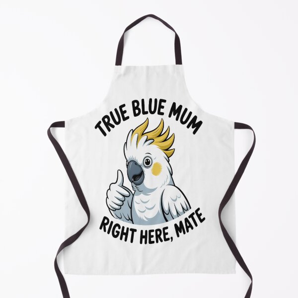 Item preview, True Blue Mum Cockatoo Portrait designed and sold by stickercuffs.