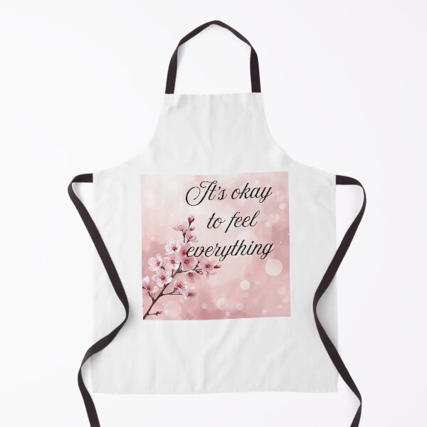 Item preview, It's Okay To Feel Everything - Pink Cherry Blossom Quote designed and sold by andreavlad.