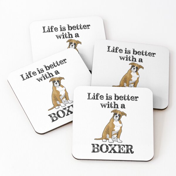 Item preview, Life is Better With a Boxer - Dog Lover Gift Ideas for Lovers of Boxers designed and sold by merkraht.