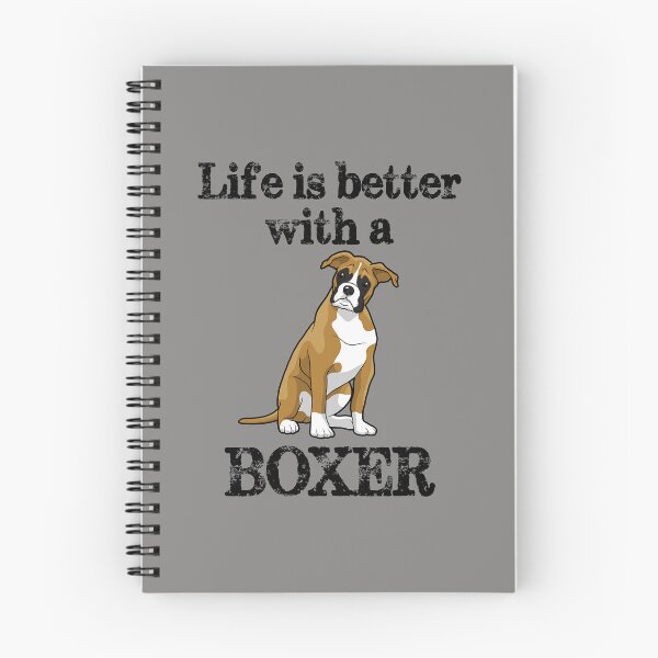 Artikelvorschau, Das Leben ist schöner mit einem Boxer - Geschenkideen für Hundeliebhaber entworfen und verkauft von merkraht.