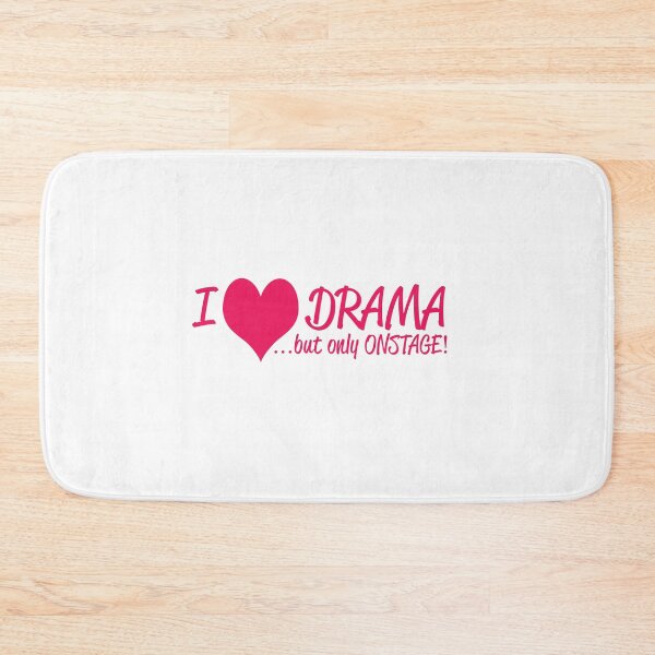 Item preview, I Love Drama But Only Onstage - Funny Theatre Gifts for Actor Stage Manager or Director designed and sold by merkraht.