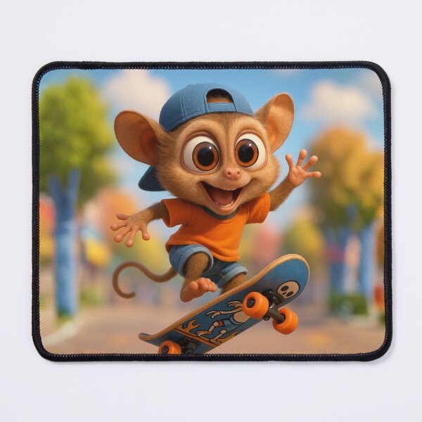 Item preview, Skater Tarsier designed and sold by Sillytoe.