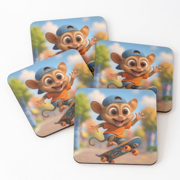 Item preview, Skater Tarsier designed and sold by Sillytoe.