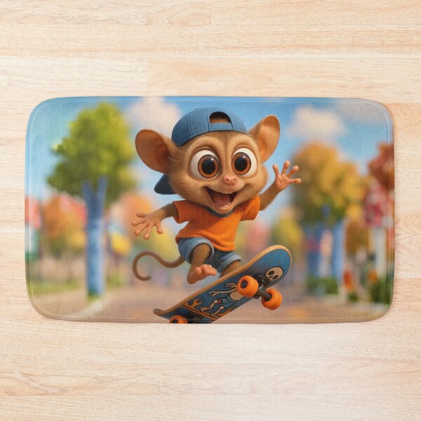 Item preview, Skater Tarsier designed and sold by Sillytoe.