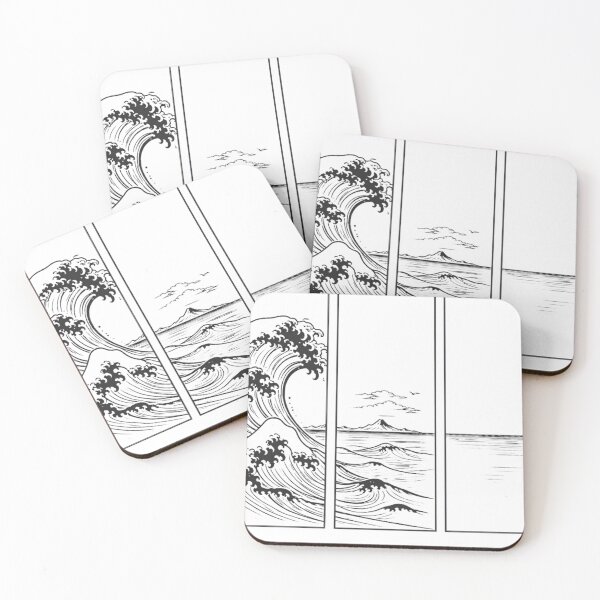 Item preview, Calm Over Chaos — Minimalist Ocean Triptych designed and sold by Yujanne.