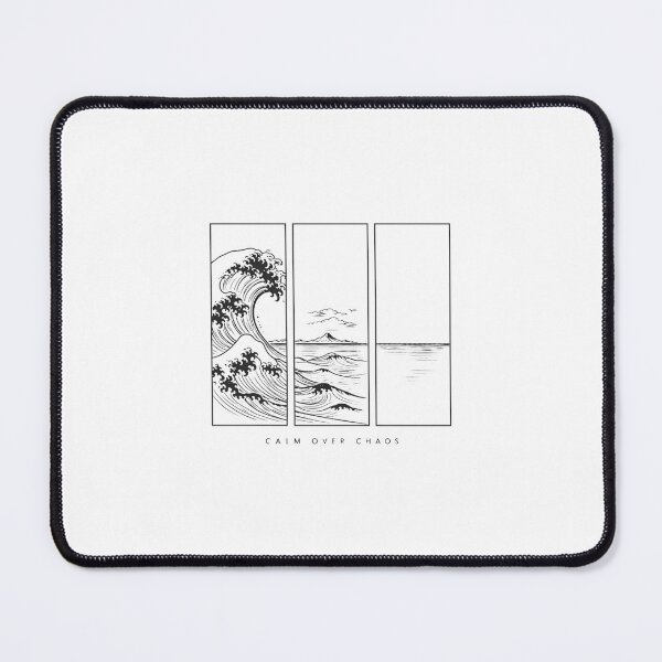 Item preview, Calm Over Chaos — Minimalist Ocean Triptych designed and sold by Yujanne.