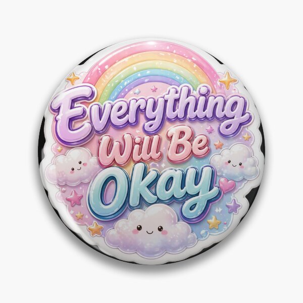 Item preview, Everything will be okay sticker designed and sold by AmbiM.