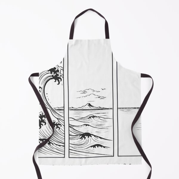 Item preview, Calm Over Chaos — Minimalist Ocean Triptych designed and sold by Yujanne.