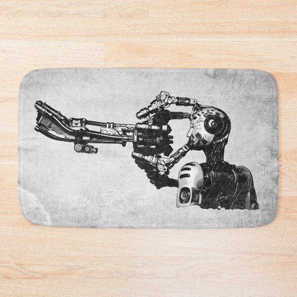 Item preview, Android Construction Unit: Mechanical Robot Cyberpunk Dark Sci-Fi Art designed and sold by Ghoul Enterprises.