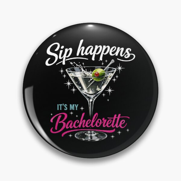 Item preview, JGA Martini Glass – Sip Happens Bachelorette designed and sold by Pineapple-Tree.
