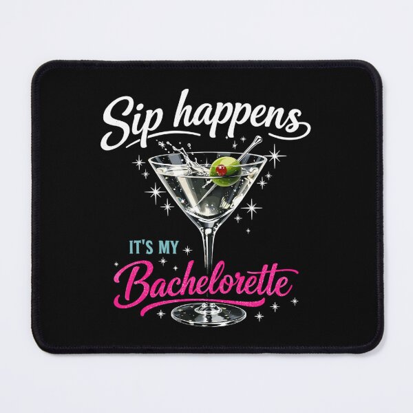 Item preview, JGA Martini Glass – Sip Happens Bachelorette designed and sold by Pineapple-Tree.