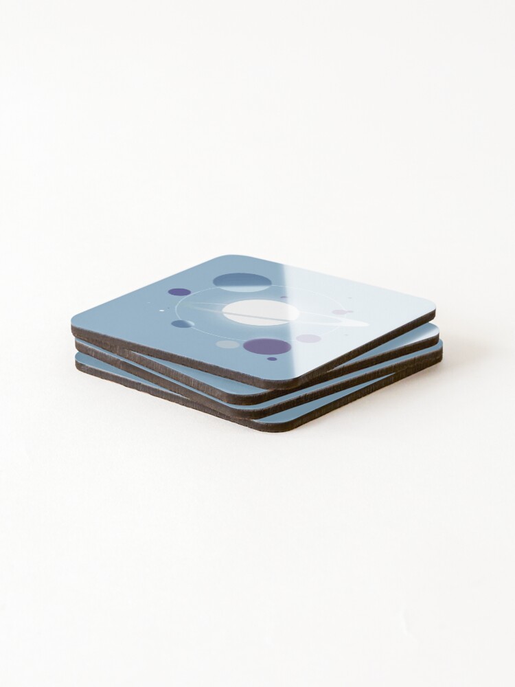 Thumbnail 4 of 5, Coasters (Set of 4), Planetary Alignment designed and sold by AbstractAnom.