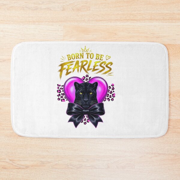 Item preview, Born To Be Fearless Black Panther Pink Heart T-Shirt designed and sold by Aimetoi.