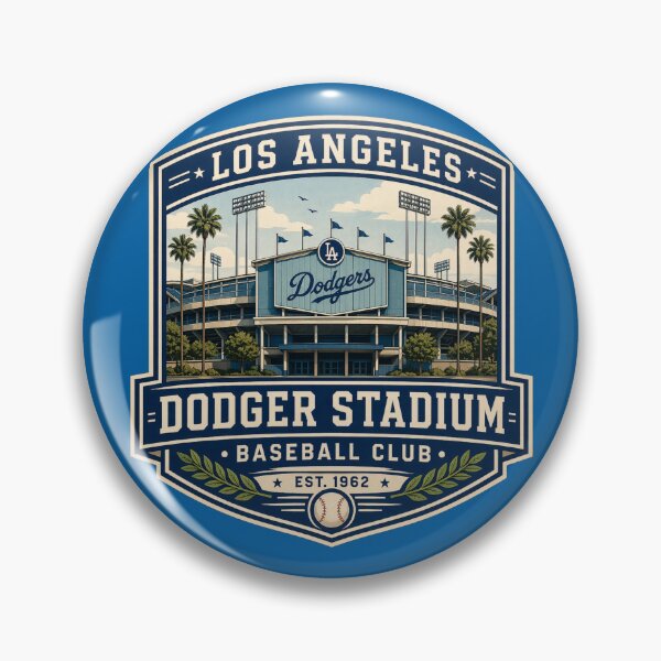Item preview, Los Angeles  Stadium Vintage Exterior Baseball Badge designed and sold by GhostDawgs.