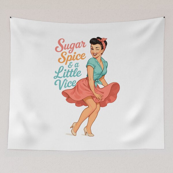 Item preview, Sugar, Spice & Vice – Rockabella Pin-up Girl designed and sold by Pineapple-Tree.